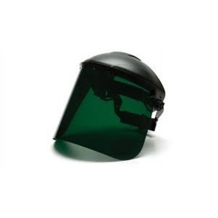 Pyramex Dark Green Polyethylene Face Shield 4.0 Curve S1035